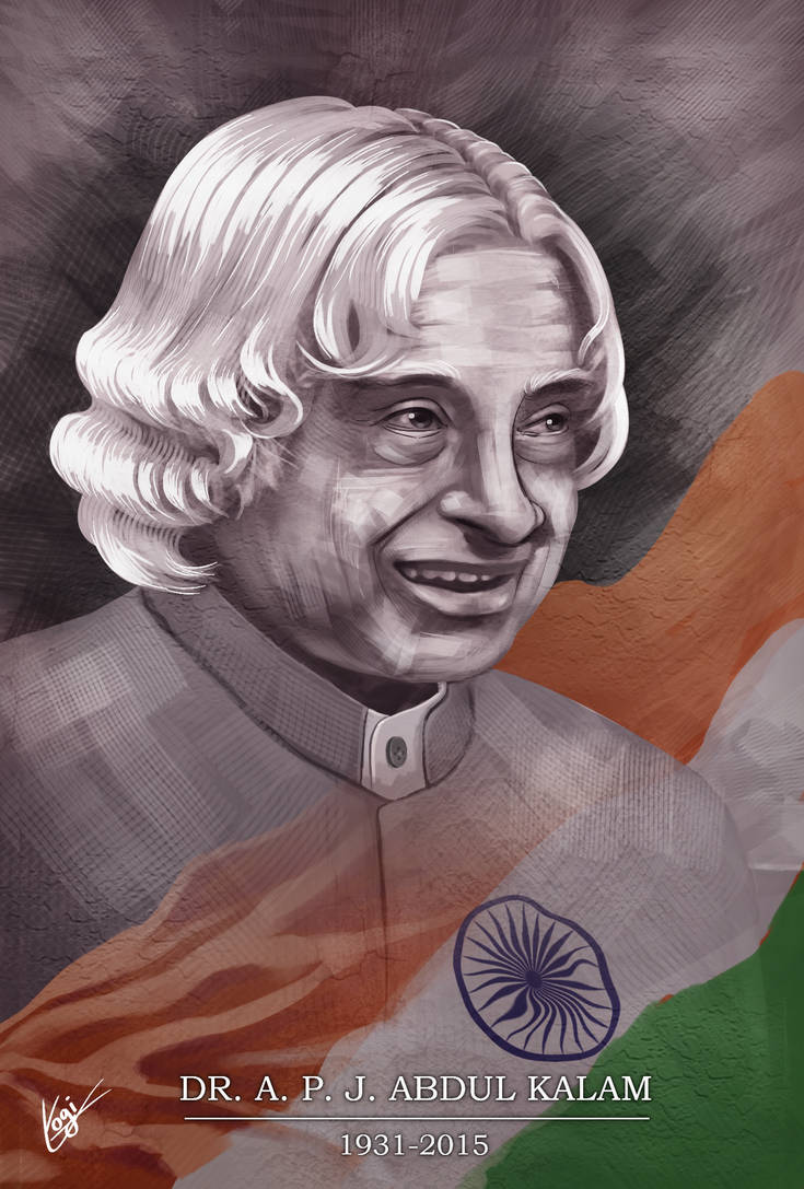 Photograph of A.P.J.Abdul Kalam